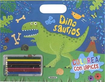 DINOSAURIOS (COLORIA CON LÁPICES) | 9788467777086 | EDICIONES, SUSAETA | Llibreria Aqualata | Comprar llibres en català i castellà online | Comprar llibres Igualada