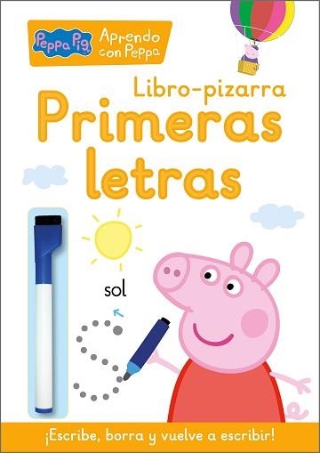 PRIMERAS LETRAS (LIBRO-PIZARRA) (PEPPA PIG. CUADERNO DE ACTIVIDADES) | 9788448859077 | Llibreria Aqualata | Comprar llibres en català i castellà online | Comprar llibres Igualada