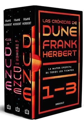 CRÓNICAS DE DUNE, LAS (ESTUCHE) | 9788466359481 | HERBERT, FRANK | Llibreria Aqualata | Comprar llibres en català i castellà online | Comprar llibres Igualada