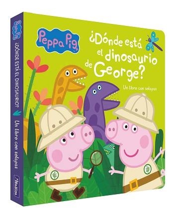 DÓNDE ESTÁ EL DINOSAURIO DE GEORGE? (PEPPA PIG. PEQUEÑAS MANITAS) | 9788448859060 | HASBRO,/EONE, | Llibreria Aqualata | Comprar llibres en català i castellà online | Comprar llibres Igualada