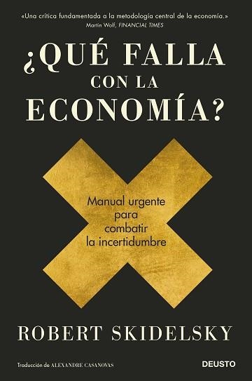 QUÉ FALLA CON LA ECONOMÍA? | 9788423432042 | SKIDELSKY, ROBERT | Llibreria Aqualata | Comprar llibres en català i castellà online | Comprar llibres Igualada