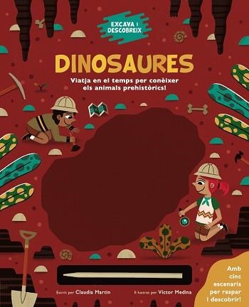 EXCAVA I DESCOBREIX: DINOSAURES | 9788413491271 | MARTIN, CLAUDIA | Llibreria Aqualata | Comprar llibres en català i castellà online | Comprar llibres Igualada