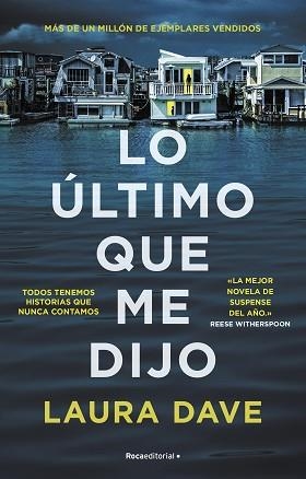 LO ÚLTIMO QUE ME DIJO | 9788418557965 | DAVE, LAURA | Llibreria Aqualata | Comprar libros en catalán y castellano online | Comprar libros Igualada