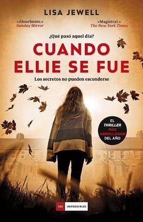 CUANDO ELLIE SE FUE | 9788418128660 | JEWELL, LISA | Llibreria Aqualata | Comprar llibres en català i castellà online | Comprar llibres Igualada