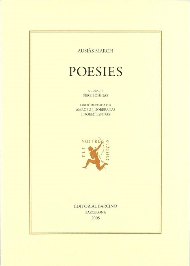 POESIES AUSIÀS MARCH - NOVA EDICIO- | 9788472267152 | MARCH, AUSIAS | Llibreria Aqualata | Comprar llibres en català i castellà online | Comprar llibres Igualada