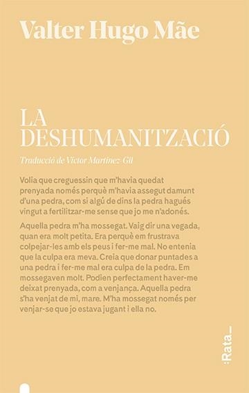 DESHUMANITZACIÓ, LA | 9788416738472 | HUGO MÃE, VALTER | Llibreria Aqualata | Comprar libros en catalán y castellano online | Comprar libros Igualada