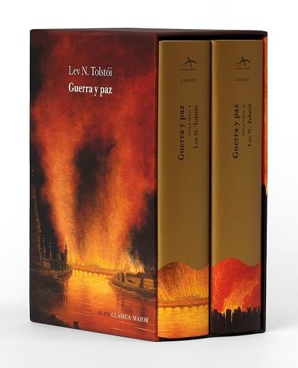 GUERRA Y PAZ (ESTUCHE CON DOS VOLÚMENES) | 9788490657348 | TOLSTÓI, LEV N. | Llibreria Aqualata | Comprar llibres en català i castellà online | Comprar llibres Igualada