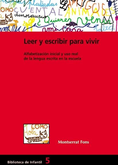 LEER Y ESCRIBIR PARA VIVIR | 9788478273362 | FONS, MONTSERRAT | Llibreria Aqualata | Comprar llibres en català i castellà online | Comprar llibres Igualada