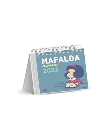 2023 CALENDARIO MAFALDA ESCRITORIO-AZUL CLARO | 9789878935096 | Llibreria Aqualata | Comprar llibres en català i castellà online | Comprar llibres Igualada