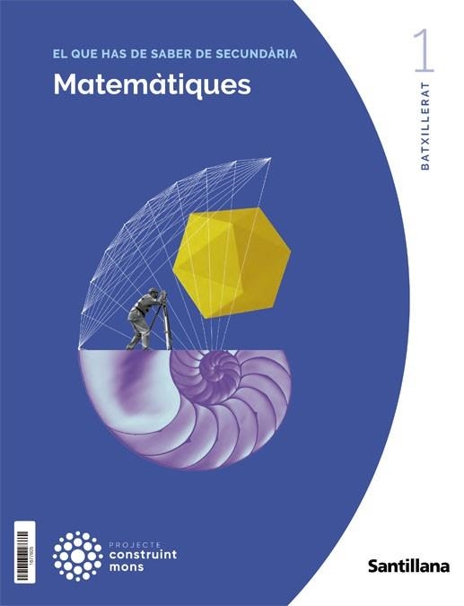 MATEMATIQUES APLICADES A LES CIENCIES SOCIALS I 1 BTX CONSTRUINT MONS | 9788413158341 | VARIOS AUTORES | Llibreria Aqualata | Comprar llibres en català i castellà online | Comprar llibres Igualada