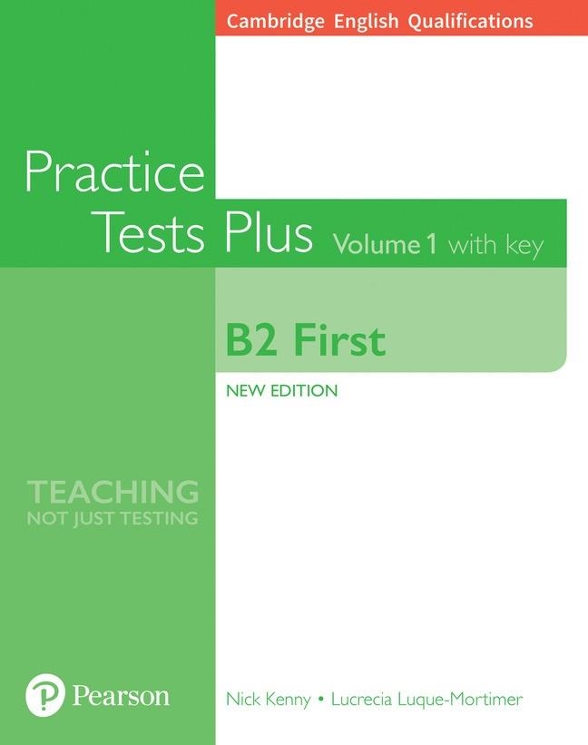 CAMBRIDGE ENGLISH QUALIFICATIONS: B2 FIRST VOLUME 1 PRACTICE TESTS PLUSWITH KEY | 9781292208756 | KENNY, NICK/LUQUE-MORTIMER, LUCRECIA | Llibreria Aqualata | Comprar llibres en català i castellà online | Comprar llibres Igualada