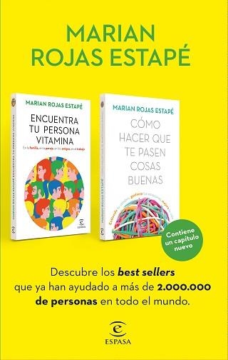 ESTUCHE MARIAN ROJAS (COMO HACER QUE TE PASEN COSAS BUENAS + ENCUENTRA TU PERSONA VITAMINA) | 9788467065626 | ROJAS ESTAPÉ, MARIAN | Llibreria Aqualata | Comprar llibres en català i castellà online | Comprar llibres Igualada