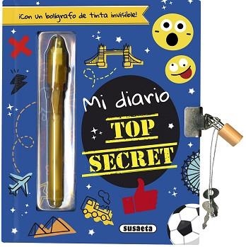 MI DIARIO TOP SECRET | 9788467791150 | EDICIONES, SUSAETA | Llibreria Aqualata | Comprar llibres en català i castellà online | Comprar llibres Igualada