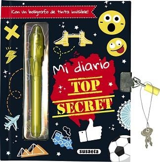 MI DIARIO TOP SECRET | 9788467791372 | EDICIONES, SUSAETA | Llibreria Aqualata | Comprar llibres en català i castellà online | Comprar llibres Igualada