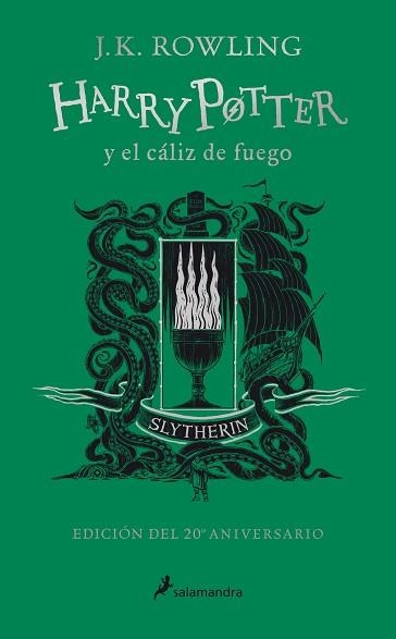 HARRY POTTER Y EL CÁLIZ DE FUEGO (EDICIÓN SLYTHERIN DEL 20º ANIVERSARIO) (HARRY | 9788418174377 | ROWLING, J.K. | Llibreria Aqualata | Comprar libros en catalán y castellano online | Comprar libros Igualada