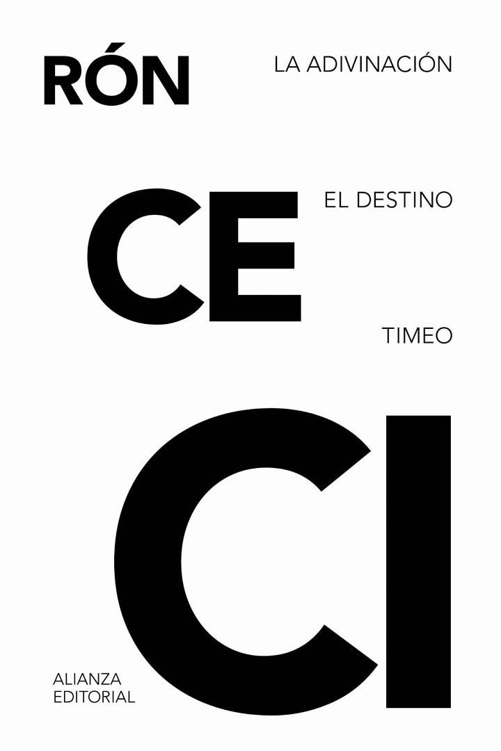 ADIVINACIÓN, LA. EL DESTINO. TIMEO | 9788411480963 | CICERÓN | Llibreria Aqualata | Comprar libros en catalán y castellano online | Comprar libros Igualada