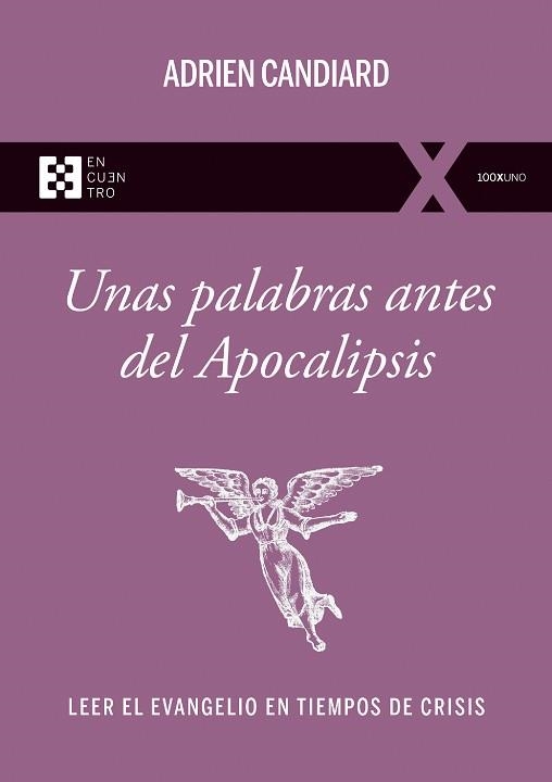 UNAS PALABRAS ANTES DEL APOCALIPSIS | 9788413391328 | CANDIARD, ADRIEN | Llibreria Aqualata | Comprar llibres en català i castellà online | Comprar llibres Igualada