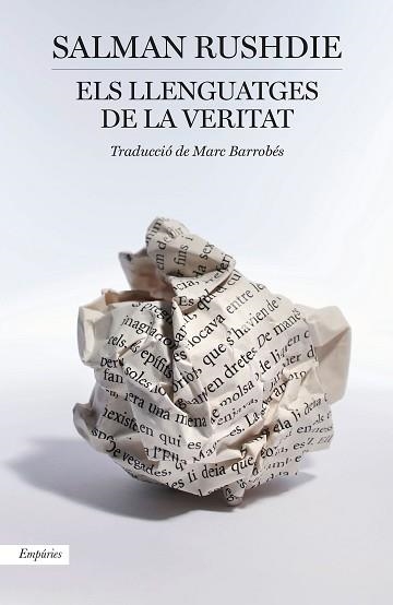 LLENGUATGES DE LA VERITAT, ELS | 9788418833823 | RUSHDIE, SALMAN | Llibreria Aqualata | Comprar llibres en català i castellà online | Comprar llibres Igualada