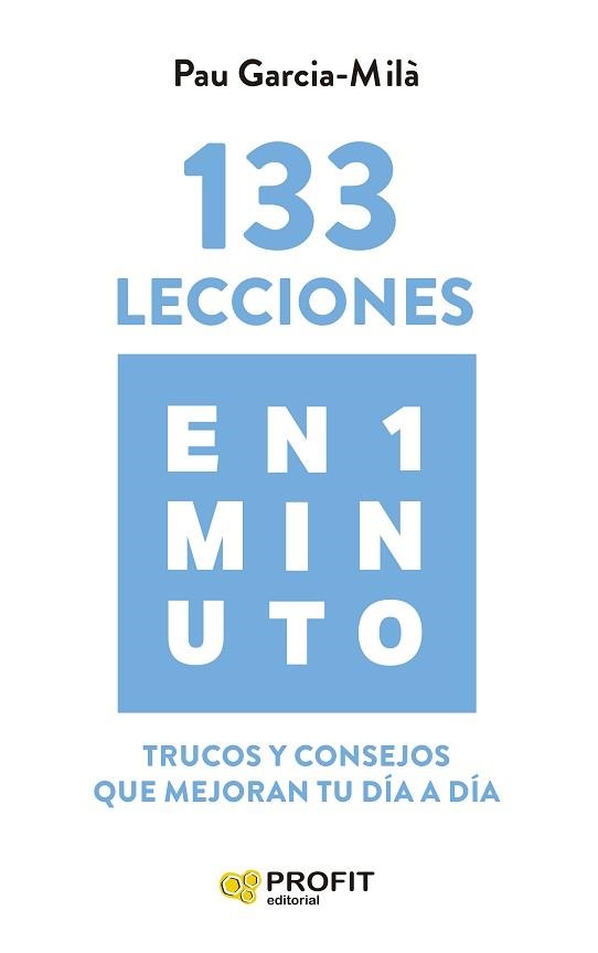 133 LECCIONES EN 1 MINUTO | 9788419212740 | GARCIA-MILÀ, PAU | Llibreria Aqualata | Comprar llibres en català i castellà online | Comprar llibres Igualada