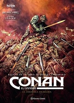 CONAN EL CIMMERIO 5. LA CIUDAD ESCARLATA | 9788411405072 | BRUNSCHWIG, LUC / LE ROUX, ETIENNE / HOWARD, ROBERT E. | Llibreria Aqualata | Comprar llibres en català i castellà online | Comprar llibres Igualada