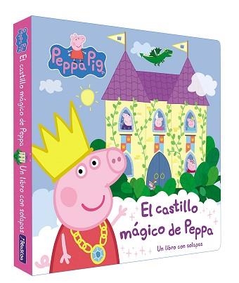 PEPPA PIG. LIBRO DE CARTÓN CON SOLAPAS - EL CASTILLO MÁGICO DE PEPPA | 9788448863128 | HASBRO / EONE | Llibreria Aqualata | Comprar llibres en català i castellà online | Comprar llibres Igualada