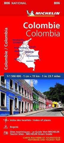 COLOMBIA (MAPA NACIONAL 806) | 9782067242609 | VARIOS AUTORES | Llibreria Aqualata | Comprar llibres en català i castellà online | Comprar llibres Igualada