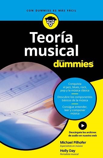 TEORÍA MUSICAL PARA DUMMIES | 9788432903960 | PILHOFER, MICHAEL / DAY, HOLLY | Llibreria Aqualata | Comprar llibres en català i castellà online | Comprar llibres Igualada