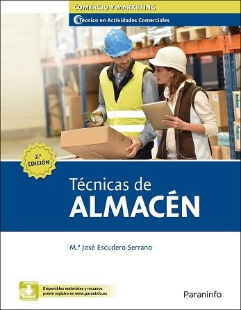 TÉCNICAS DE ALMACÉN (2.ª EDICIÓN 2023) | 9788428359436 | ESCUDERO SERRANO, MARÍA JOSÉ | Llibreria Aqualata | Comprar llibres en català i castellà online | Comprar llibres Igualada