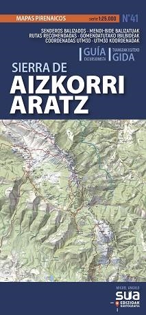 MAPA SIERRA DE AIZKORRI - ARATZ 1.25000 | 9788482168142 | ANGULO DORD, MIGUEL | Llibreria Aqualata | Comprar llibres en català i castellà online | Comprar llibres Igualada