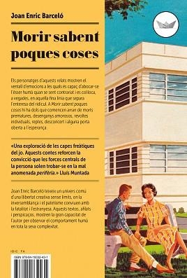 MORIR SABENT POQUES COSES | 9788419332431 | BARCELÓ, JOAN ENRIC | Llibreria Aqualata | Comprar llibres en català i castellà online | Comprar llibres Igualada