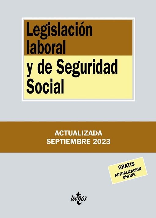 LEGISLACIÓN LABORAL Y DE SEGURIDAD SOCIAL | 9788430988396 | EDITORIAL TECNOS | Llibreria Aqualata | Comprar llibres en català i castellà online | Comprar llibres Igualada