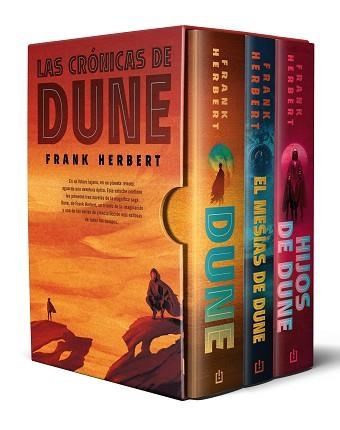 DUNE, EDICIÓN DE LUJO (ESTUCHE CON: DUNE | EL MESÍAS DE DUNE | HIJOS DE DUNE) | 9788466367943 | HERBERT, FRANK | Llibreria Aqualata | Comprar llibres en català i castellà online | Comprar llibres Igualada