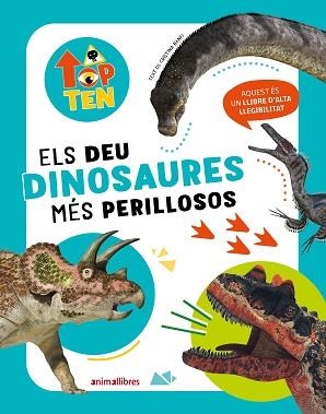 TOP TEN ELS DEU DINOSAURES MÉS PERILLOSOS | 9788419659538 | BANFI, CRISTINA  | Llibreria Aqualata | Comprar llibres en català i castellà online | Comprar llibres Igualada