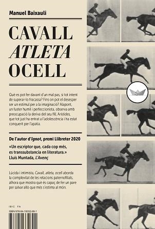 CAVALL, ATLETA, OCELL | 9788419332691 | BAIXAULI, MANUEL | Llibreria Aqualata | Comprar llibres en català i castellà online | Comprar llibres Igualada