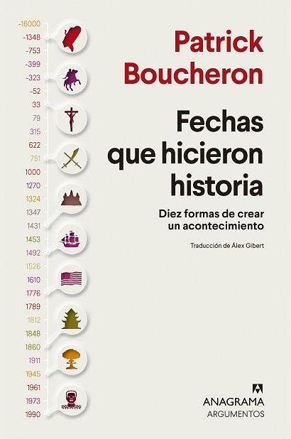 FECHAS QUE HICIERON HISTORIA | 9788433927323 | BOUCHERON, PATRICK | Llibreria Aqualata | Comprar llibres en català i castellà online | Comprar llibres Igualada