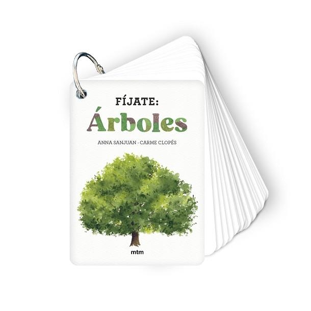 FÍJATE: ÁRBOLES | 9788417165888 | SANJUAN LLORENS, ANNA/CLOPÉS, CARME | Llibreria Aqualata | Comprar libros en catalán y castellano online | Comprar libros Igualada