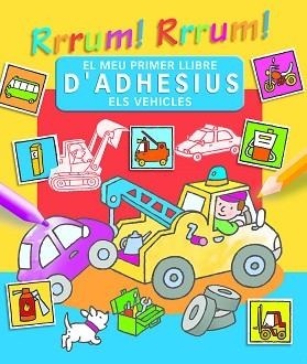 VEHICLES, ELS MEU PRIMER LLIBRE D'ADEHESIUS | 9788478640423 | Llibreria Aqualata | Comprar llibres en català i castellà online | Comprar llibres Igualada