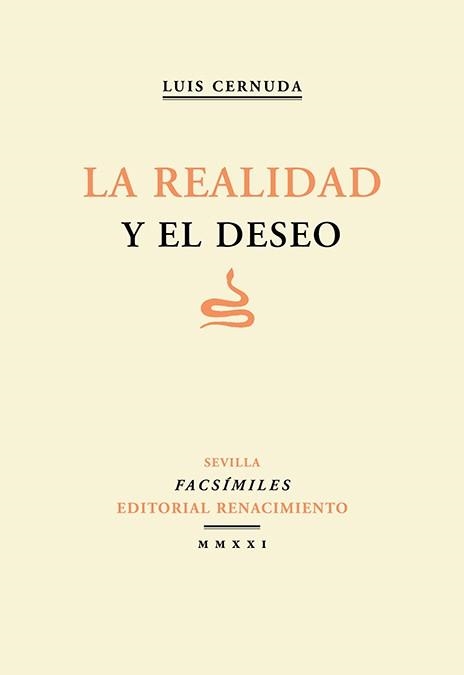 REALIDAD Y EL DESEO, LA | 9788418387753 | CERNUDA, LUIS | Llibreria Aqualata | Comprar llibres en català i castellà online | Comprar llibres Igualada