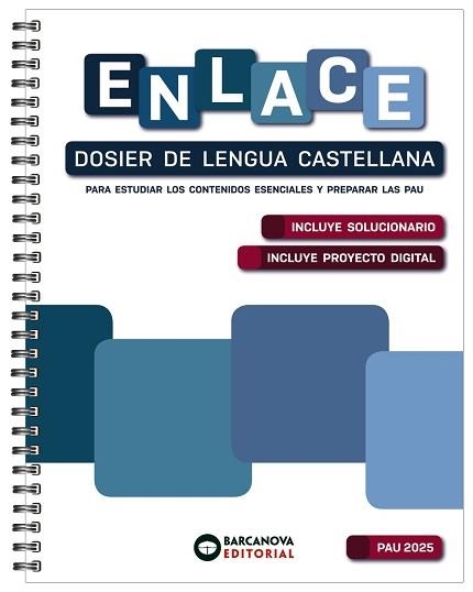 ENLACE. DOSIER DE LENGUA CASTELLANA. BACHILLERATO 2025 | 9788448962838 | CÁNOVAS, GERMÁN | Llibreria Aqualata | Comprar llibres en català i castellà online | Comprar llibres Igualada