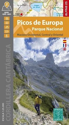 PICOS DE EUROPA - 2 MAPAS - ESCALA 1.25000 | 9788470111495 | Llibreria Aqualata | Comprar llibres en català i castellà online | Comprar llibres Igualada