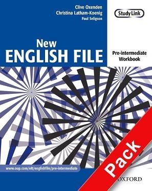 NEW ENGLISH FILE PRE-INTERMEDIATE WORKBOOK WITH KEY + CD | 9780194387675 | OXENDEN, CLIVE / LATHAM-KOENIG, CHRISTINA | Llibreria Aqualata | Comprar llibres en català i castellà online | Comprar llibres Igualada