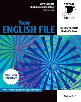 NEW ENGLISH FILE PRE-INTERMEDIATE ST. BOOK | 9780194396103 | OXENDEN, CLIVE / LATHAN-KOENIG, CHRISTINA | Llibreria Aqualata | Comprar llibres en català i castellà online | Comprar llibres Igualada