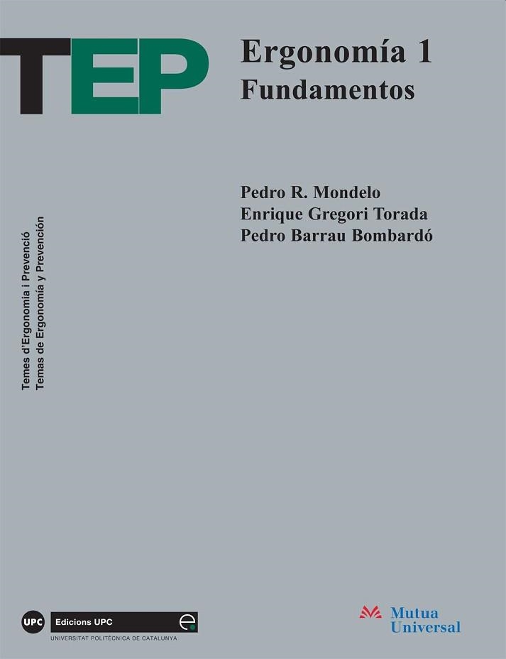 ERGONOMIA 1 FUNDAMENTOS | 9788483014813 | MODELO, P. / GREGORI, E. | Llibreria Aqualata | Comprar llibres en català i castellà online | Comprar llibres Igualada