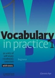 VOCABULARY IN PRACTICE 1 | 9780521010801 | Llibreria Aqualata | Comprar llibres en català i castellà online | Comprar llibres Igualada