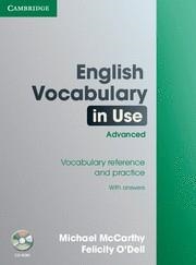 ENGLISH VOCABULARY IN USE ADVANCED + CD-ROM | 9780521677462 | MACCARTHY, MICHAEL / O'DELL, FELICITY | Llibreria Aqualata | Comprar llibres en català i castellà online | Comprar llibres Igualada