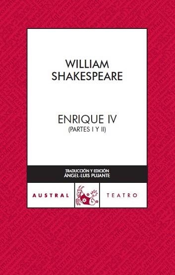 ENRIQUE IV (AUSTRAL TEATRO 505) | 9788467022476 | SHAKESPEARE, WILLIAM | Llibreria Aqualata | Comprar llibres en català i castellà online | Comprar llibres Igualada