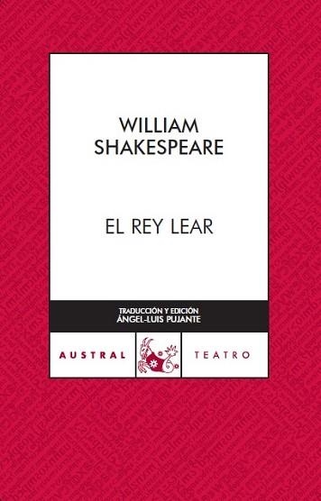 REY LEAR, EL (AUSTRAL TEATRO 268) | 9788467022384 | SHAKESPEARE, WILLIAM | Llibreria Aqualata | Comprar llibres en català i castellà online | Comprar llibres Igualada