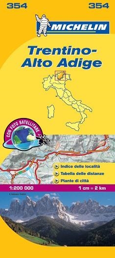 TRENTINO - ALTO ADIGE (MAPA MICHELIN 354) | 9782067126626 | Llibreria Aqualata | Comprar llibres en català i castellà online | Comprar llibres Igualada