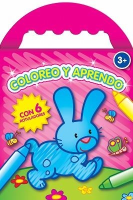 COLOREO Y APRENDO (ROSA) (CON 6 ROTULADORES) +3 | 9788408078456 | Llibreria Aqualata | Comprar llibres en català i castellà online | Comprar llibres Igualada