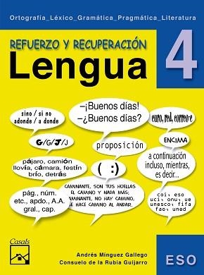 REFUERZO DE LENGUA 4TO. ESO | 9788421836644 | MINGUEZ GALLEGO, ANDRES | Llibreria Aqualata | Comprar llibres en català i castellà online | Comprar llibres Igualada